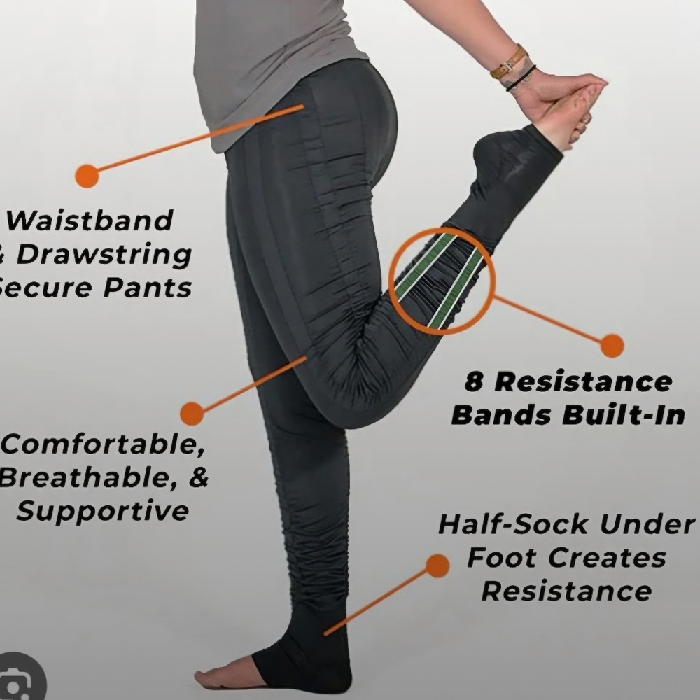 AGOGIE • +20 Wearable Resistance Compression Weighted Workout Pant Legging